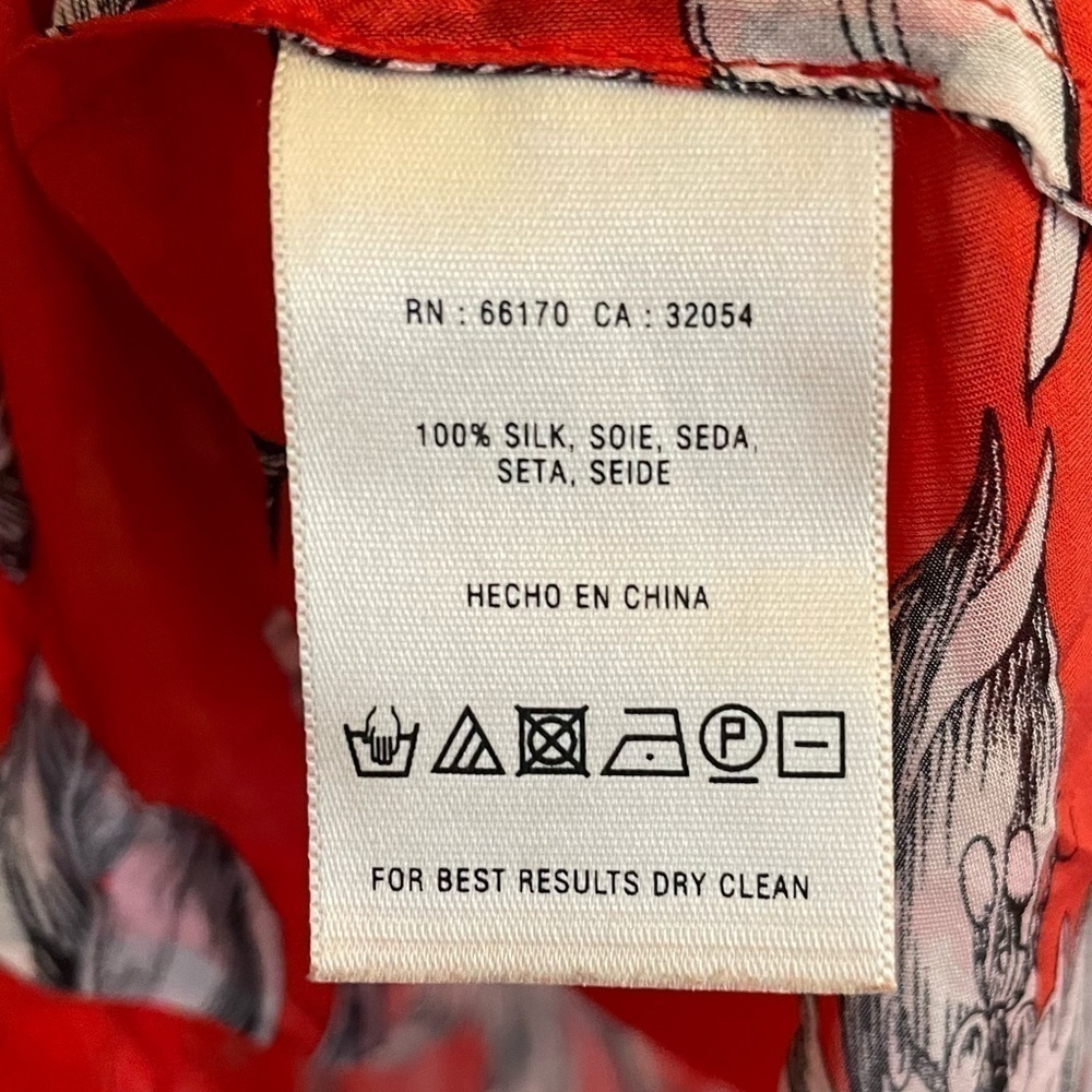 Anthropologie Leifsdottir Silk Cattleya Tunic, Size 4 - Picture 8 of 8